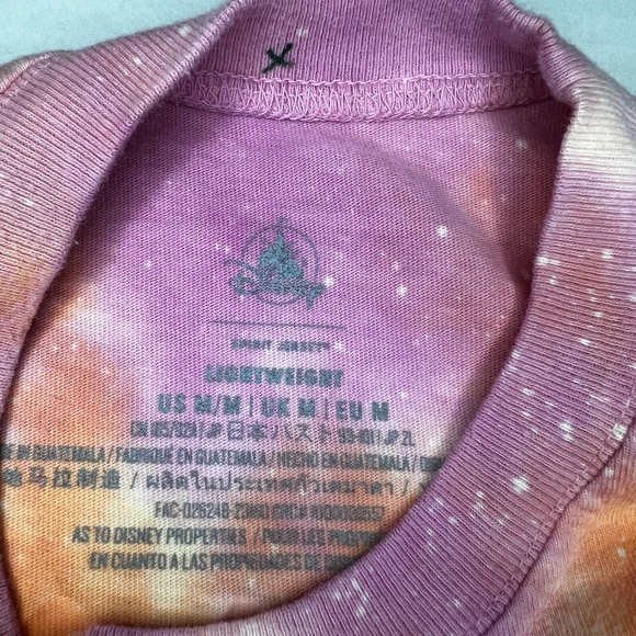 Disneyland Peach and Pink Tie Dye Spirit Jersey size Medium - Picture 2 of 4